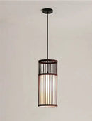 GobekUsa Bamboo Wooden Pendant Lamp E27 - Small Bar Pendant Lights