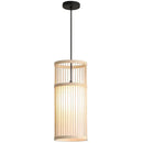 GobekUsa Bamboo Wooden Pendant Lamp E27 - Small Bar Pendant Lights