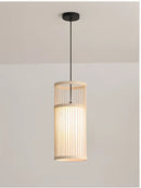 GobekUsa Bamboo Wooden Pendant Lamp E27 - Small Bar Pendant Lights