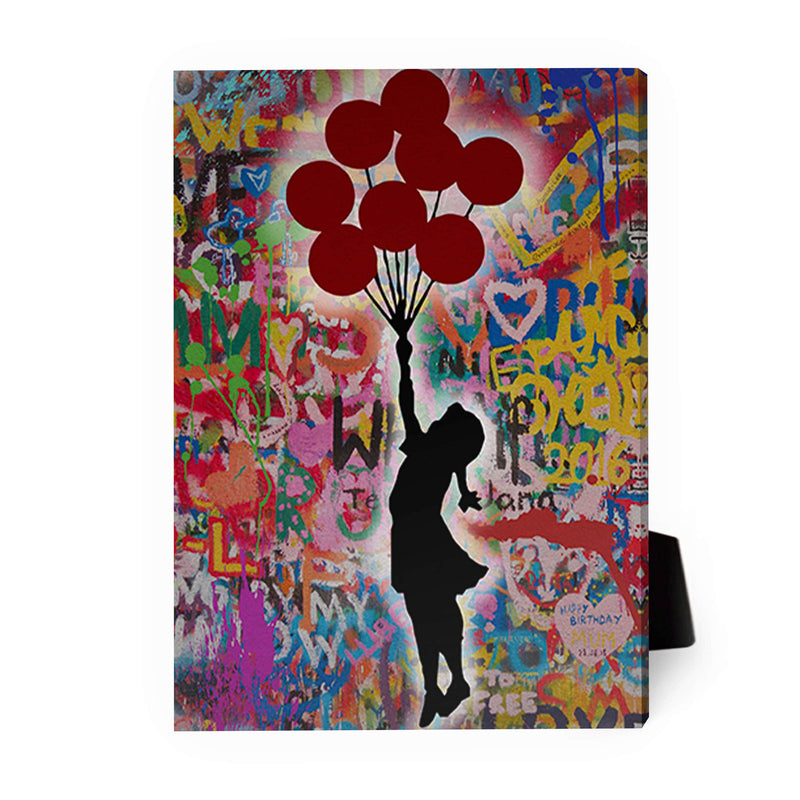 Banksy Balloon Girl Desktop Canvas