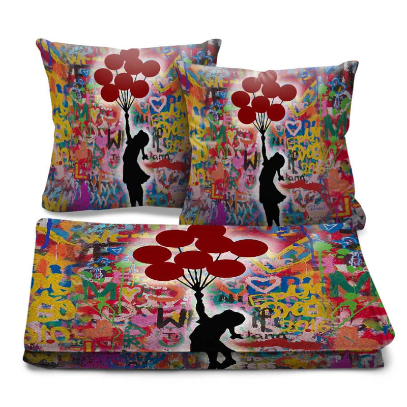 Banksy Balloon Girl Graffiti Dream Home Bundle