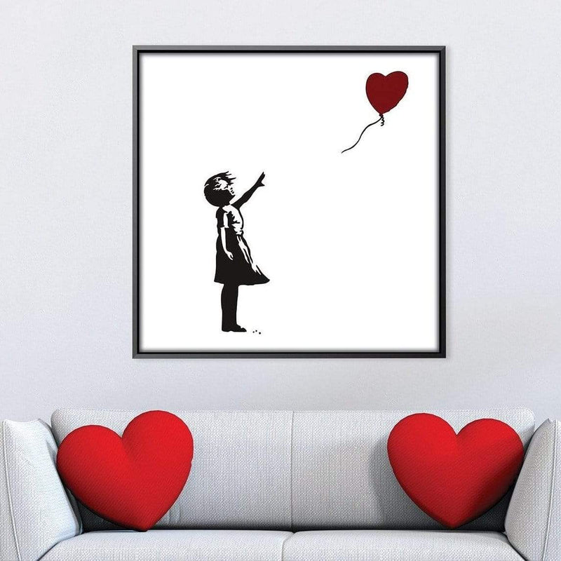 Banksy Balloon Heart Girl Canvas