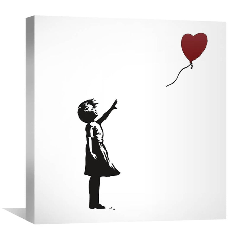 Banksy Balloon Heart Girl Canvas