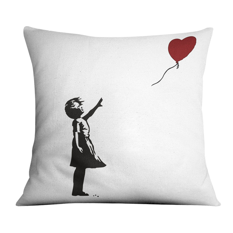 Banksy Balloon Heart Girl Cushion