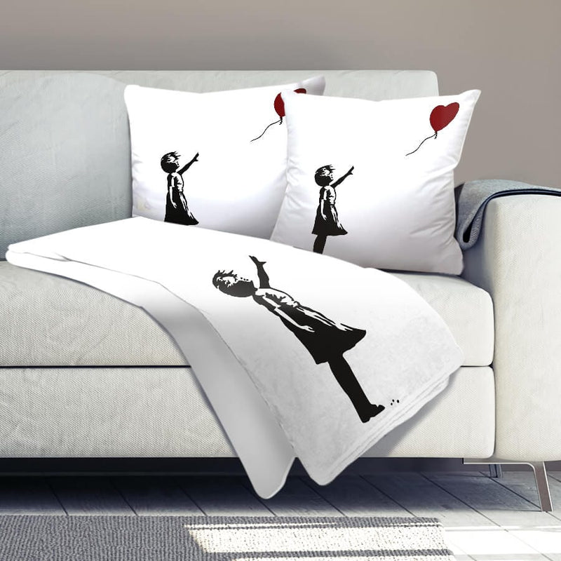 Banksy Balloon Heart Girl Dream Home Bundle