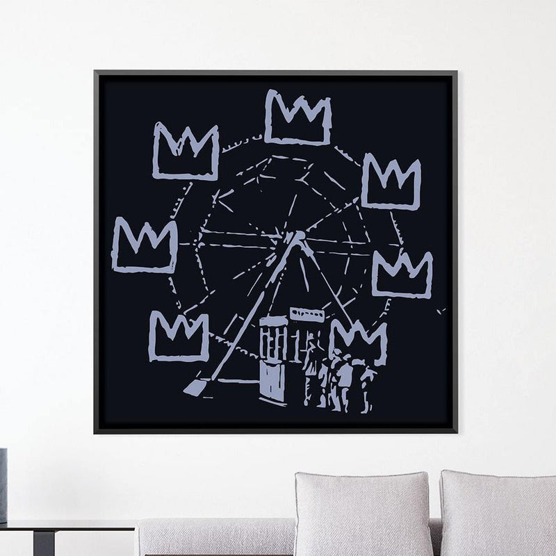 Banksy Basquiat Ferris Wheel Canvas