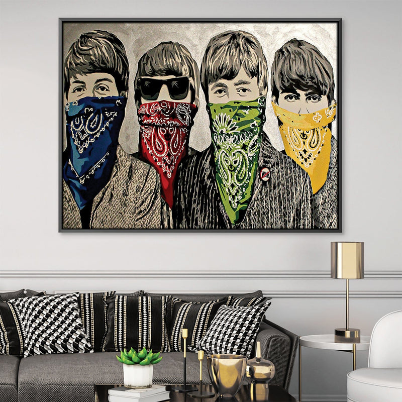 Banksy Beatles Canvas