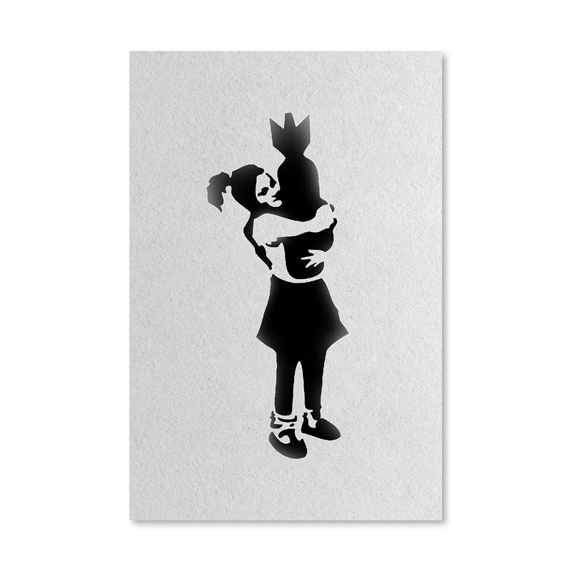 Banksy Bomb Love Canvas