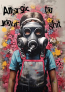 GobekUsa Banksy Boy Girl Balloon Canvas Wall Art