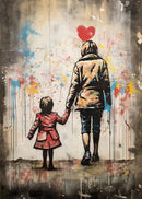 GobekUsa Banksy Boy Girl Balloon Canvas Wall Art