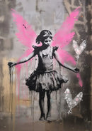 GobekUsa Banksy Boy Girl Balloon Canvas Wall Art