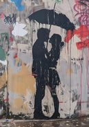 GobekUsa Banksy Boy Girl Balloon Canvas Wall Art