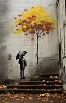 GobekUsa Banksy Boy Girl Balloon Canvas Wall Art