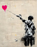 GobekUsa Banksy Boy Girl Balloon Canvas Wall Art