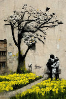 GobekUsa Banksy Boy Girl Balloon Canvas Wall Art