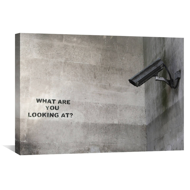 Banksy CCTV Canvas