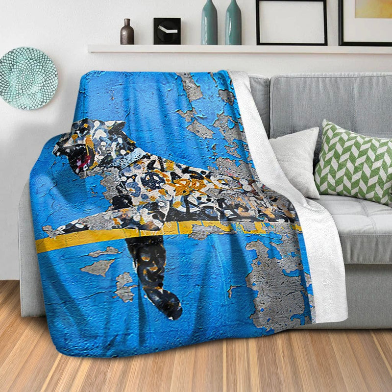 Banksy Cheetah Blanket