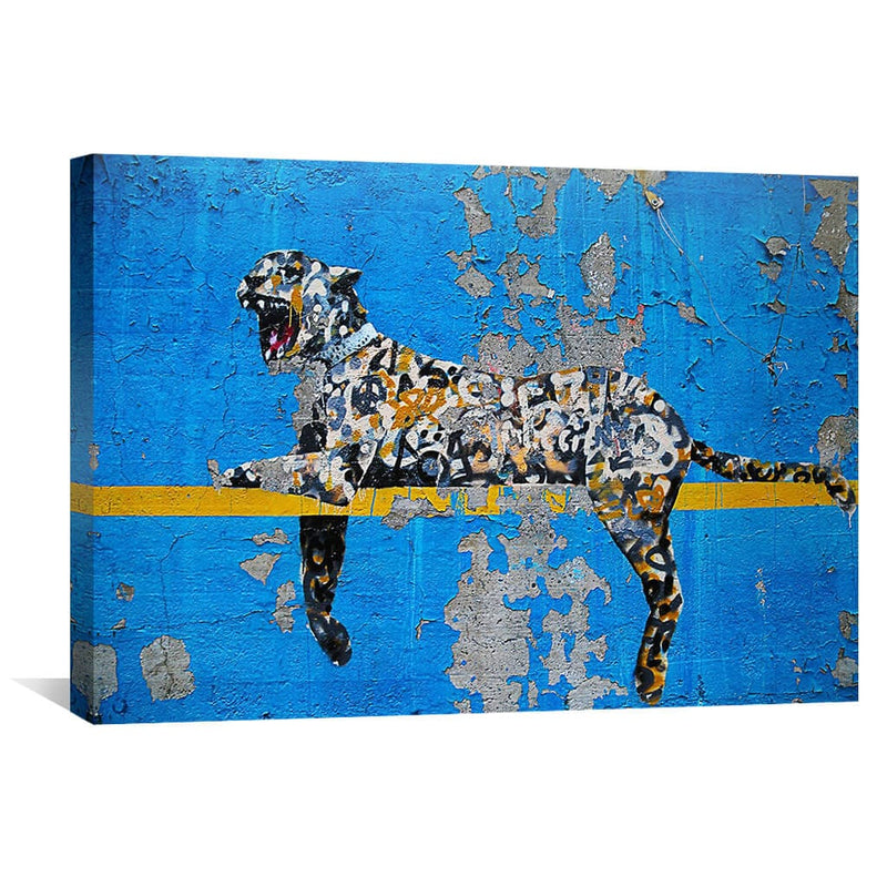 Banksy Cheetah Canvas