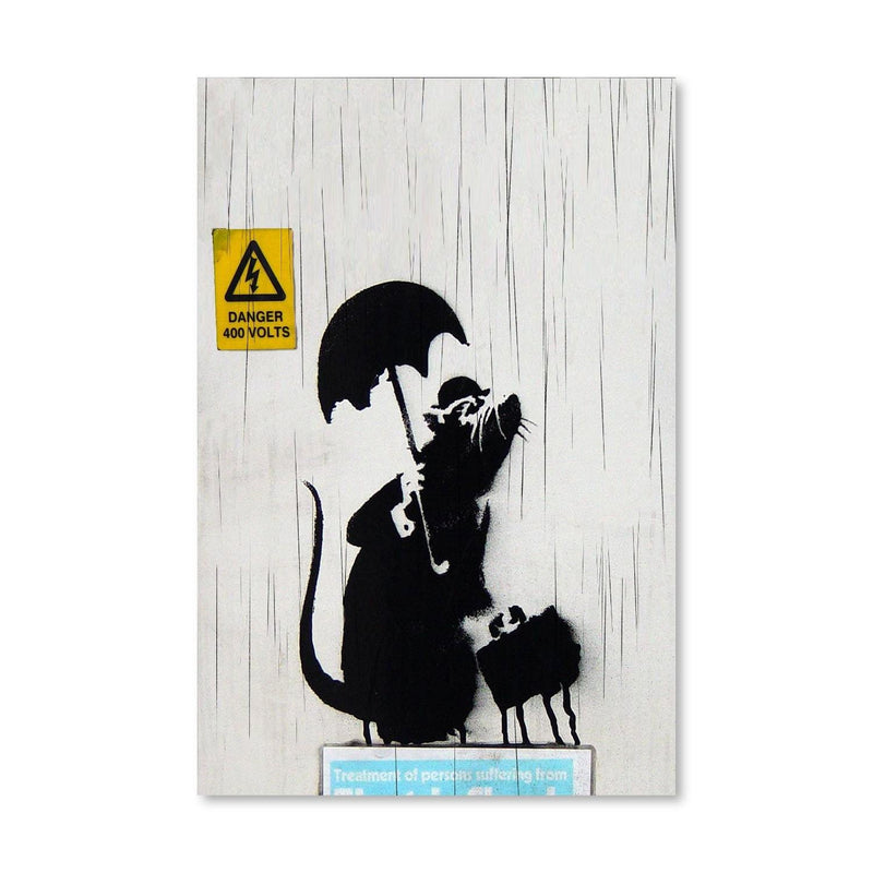 Banksy English Rat Canvas