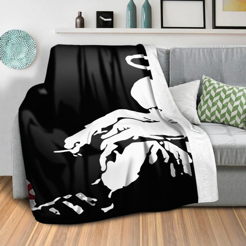 Banksy Fallen Angel Blanket