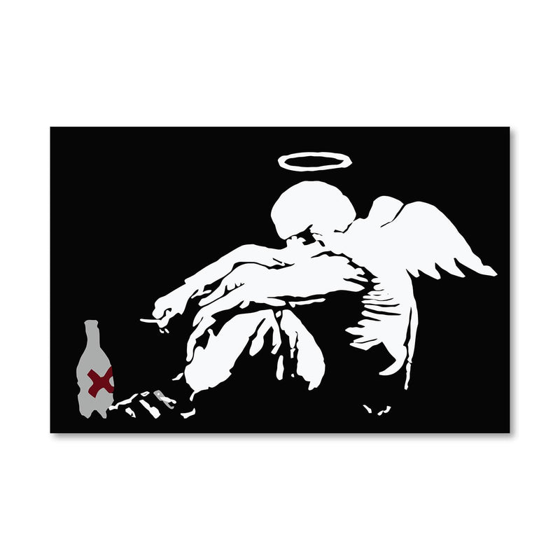 Banksy Fallen Angel Canvas