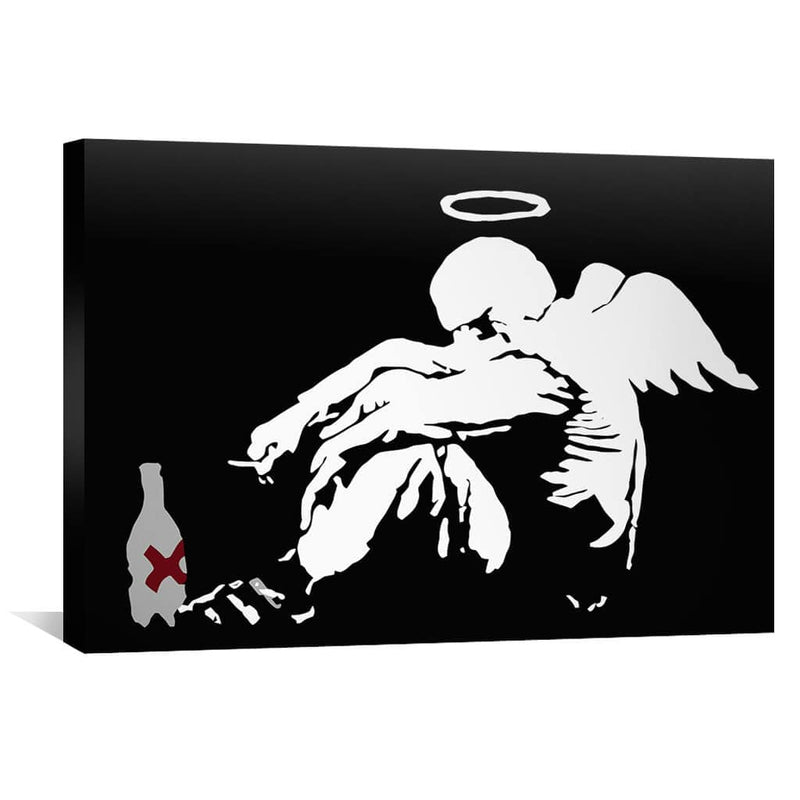 Banksy Fallen Angel Canvas