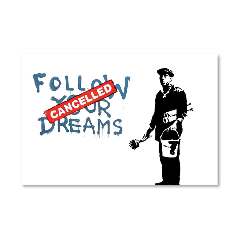 Banksy Follow Your Dreams Canvas