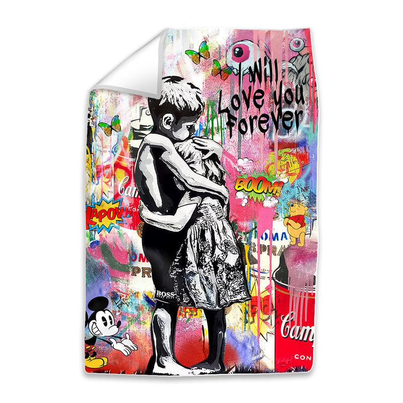 Banksy Forever Love Easy Build Frame