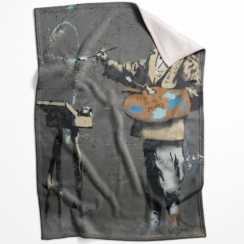 Banksy French Painter Blanket