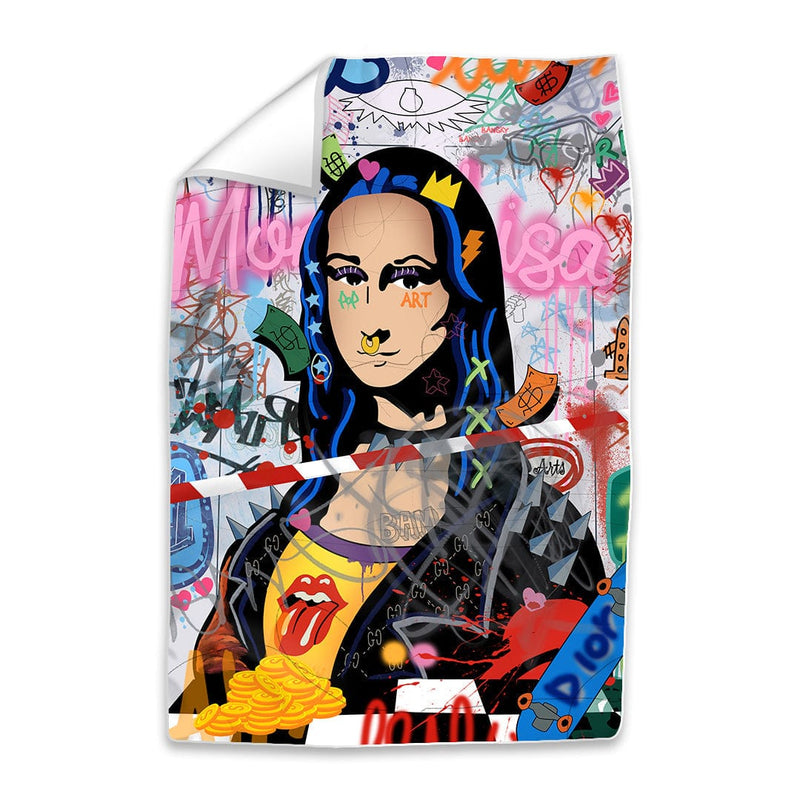 Banksy Graffiti Mona Lisa Easy Build Frame