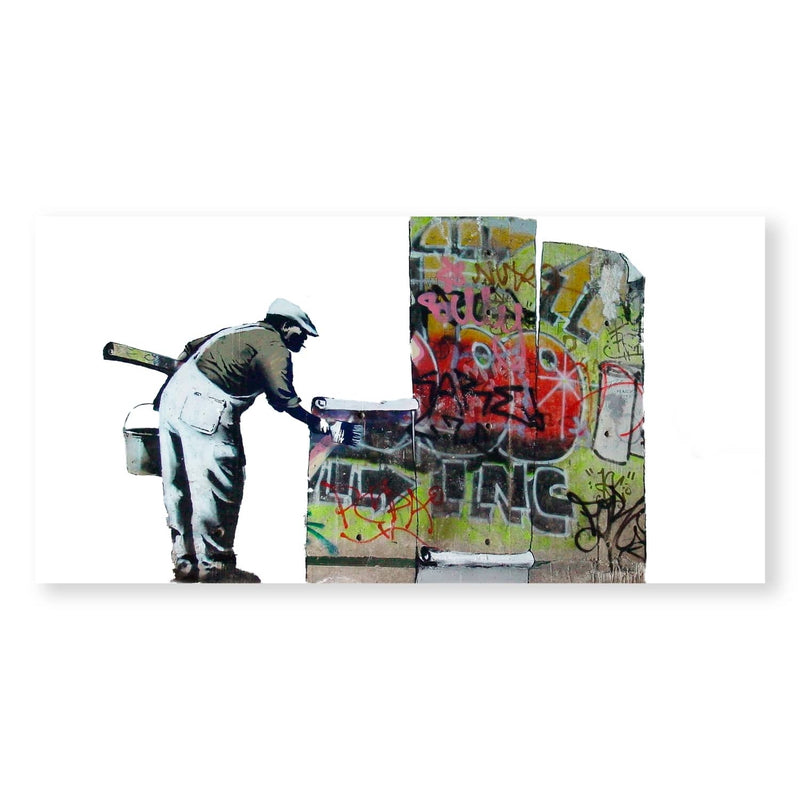 Banksy Graffiti Wallpaper Canvas