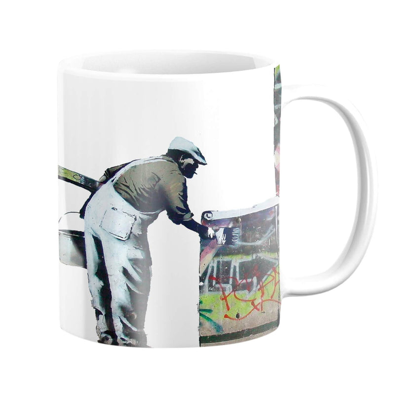 Banksy Graffiti Wallpaper Mug