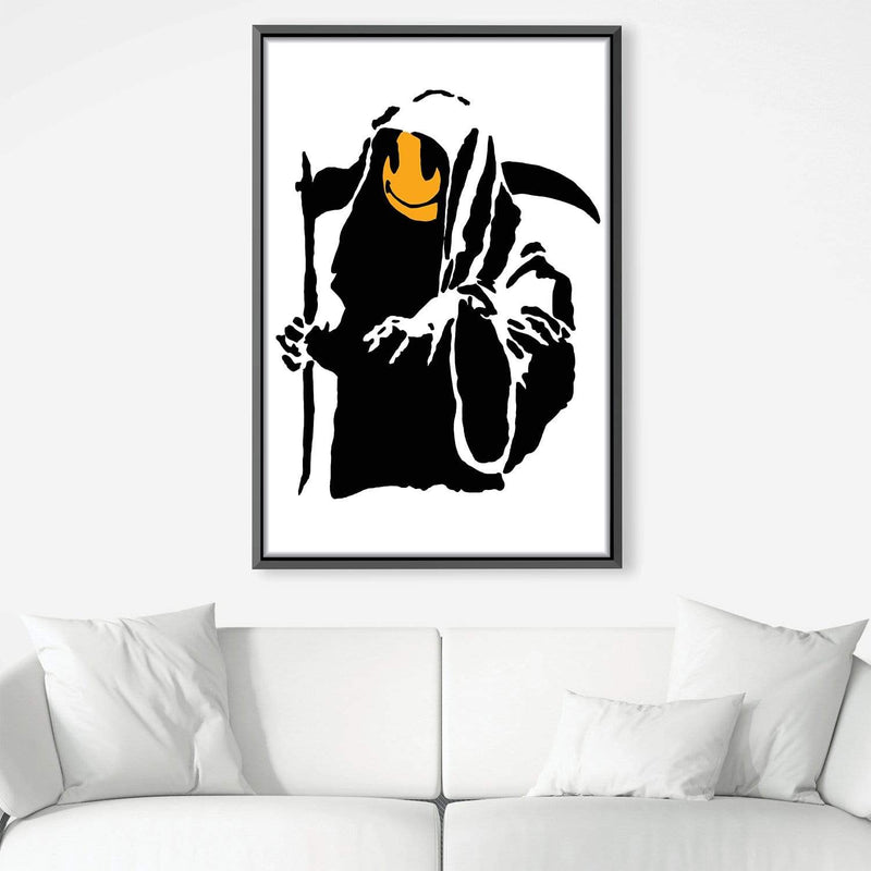 Banksy Grim Reaper Canvas