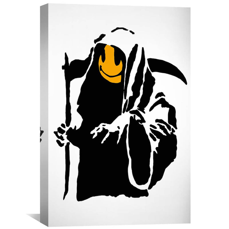 Banksy Grim Reaper Canvas