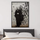 Banksy Hitchcock Birds Canvas