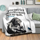 Banksy If you get tired Blanket