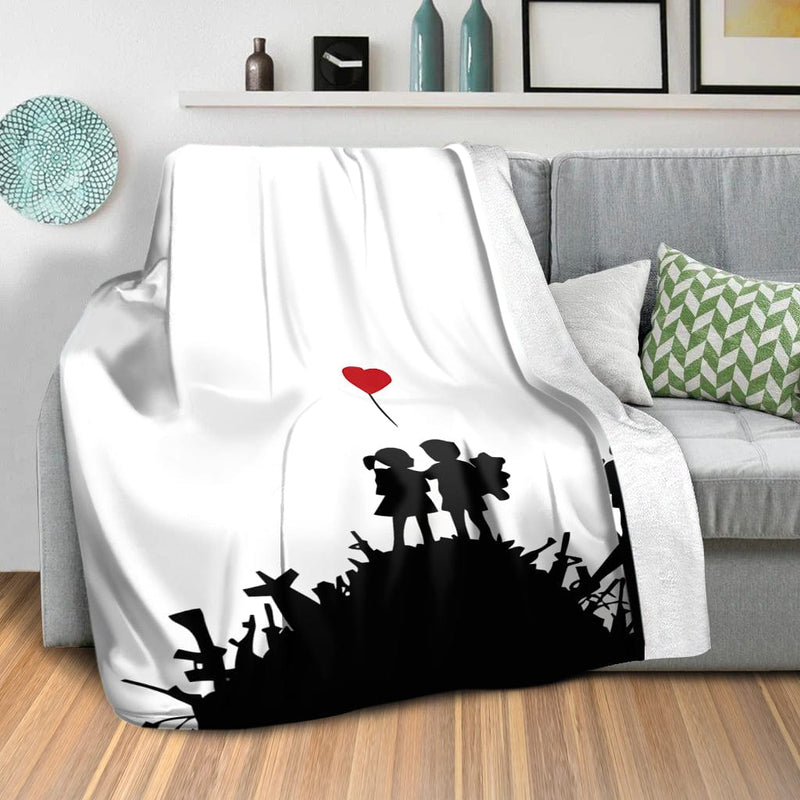 Banksy Kids On Gun Hill Blanket