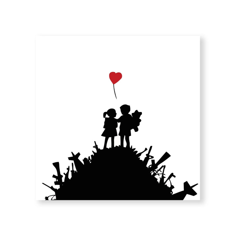 Banksy Kids On Gun Hill Canvas