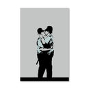 Banksy Kissing Coppers Canvas
