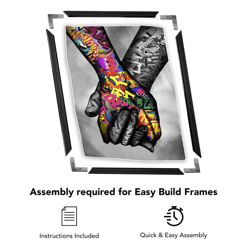 Banksy Life Is Beautiful Easy Build Frame