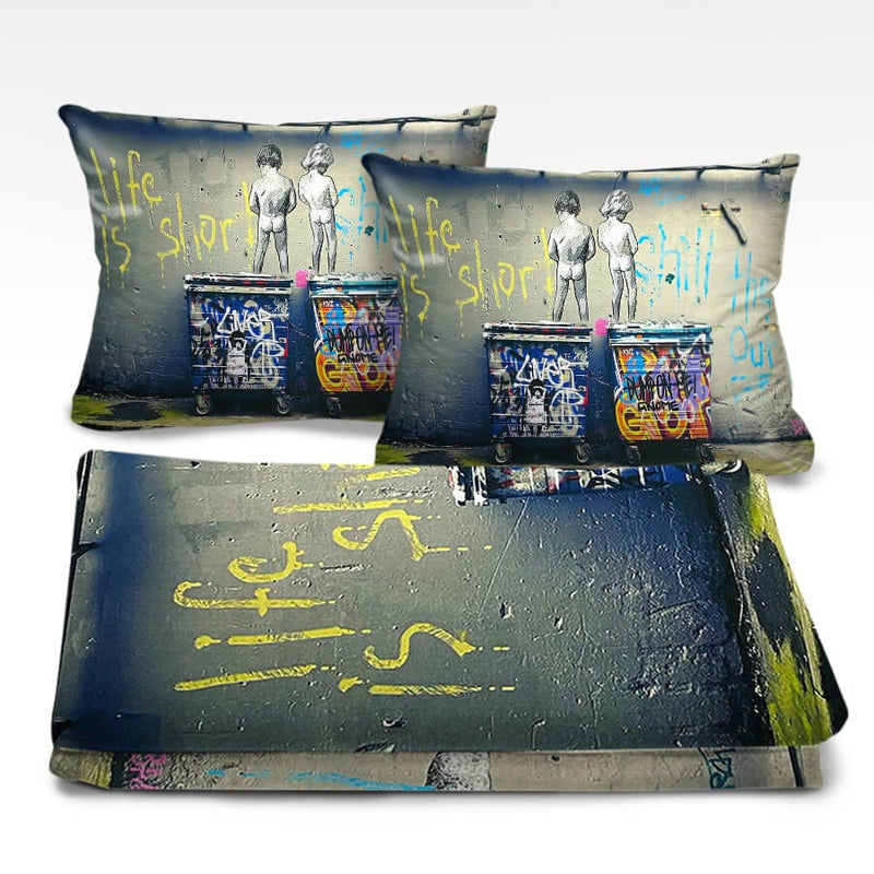 Banksy Life is Short Dream Home Bundle