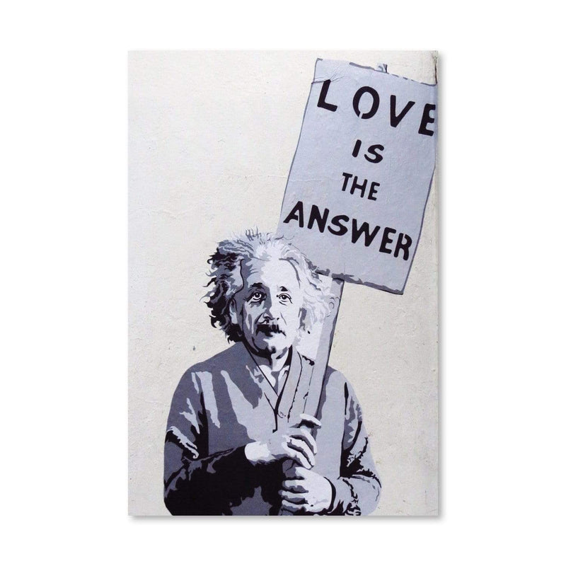 Banksy Love Is The Answer Canvas