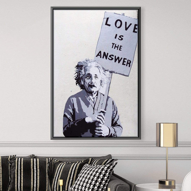 Banksy Love Is The Answer Canvas