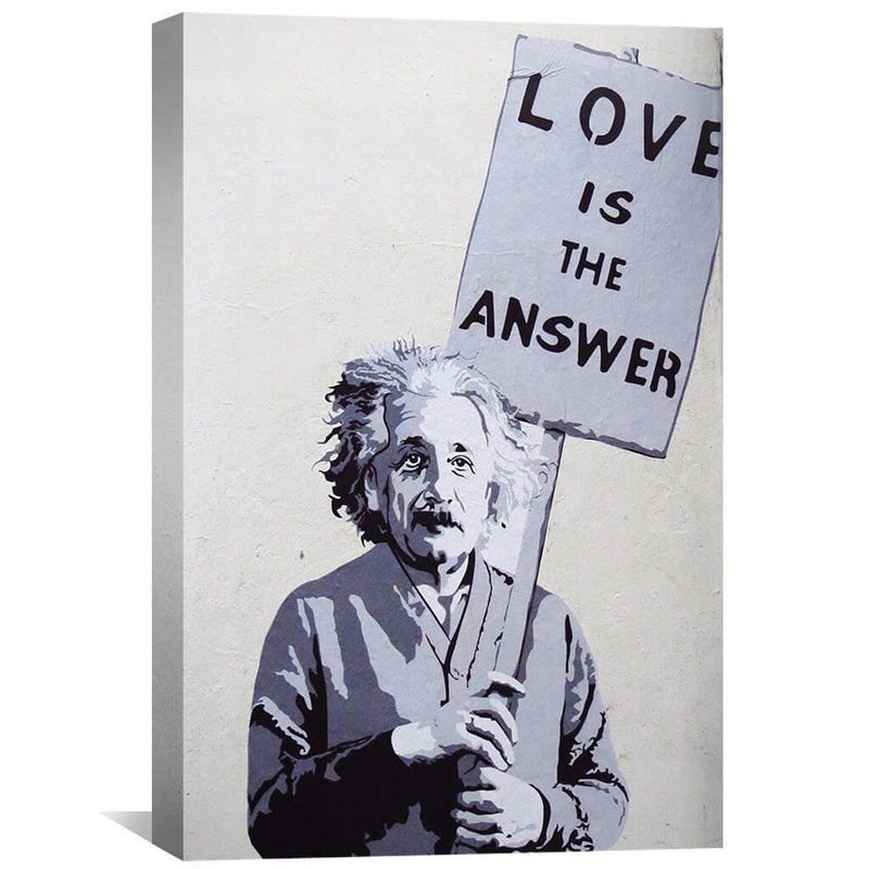 Banksy Love Is The Answer Canvas