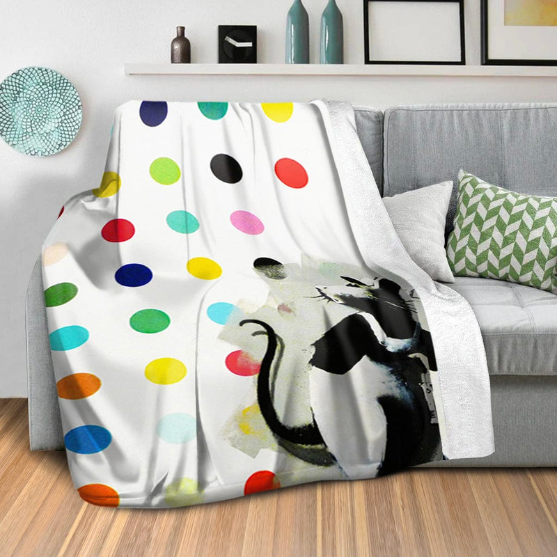 Banksy LSD Damien Hirst Blanket