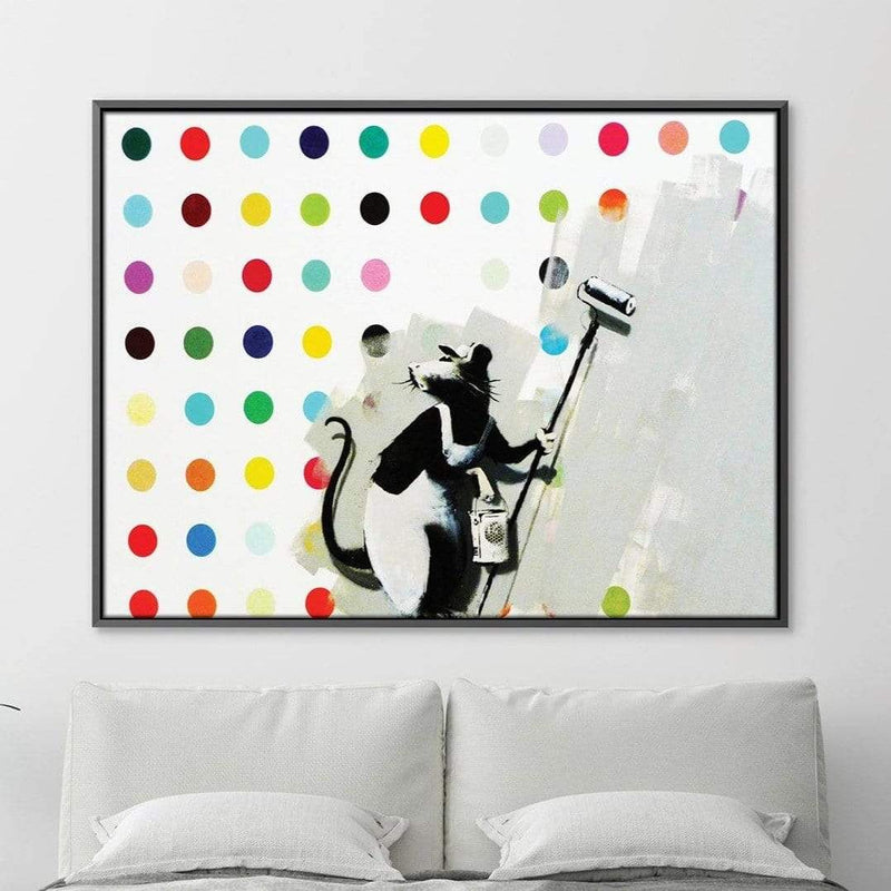 Banksy LSD Damien Hirst Canvas