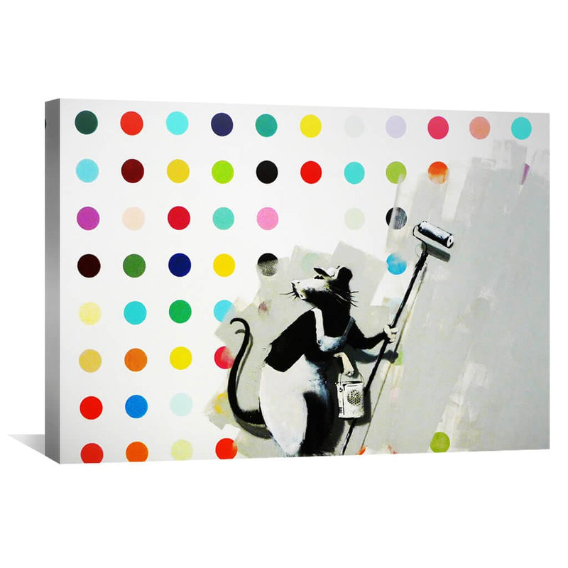 Banksy LSD Damien Hirst Canvas