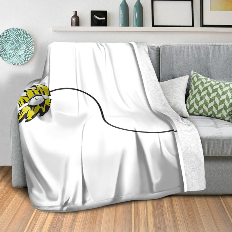 Banksy Monkey Banana Bomb Blanket