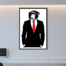 Banksy Monkey Suit Canvas