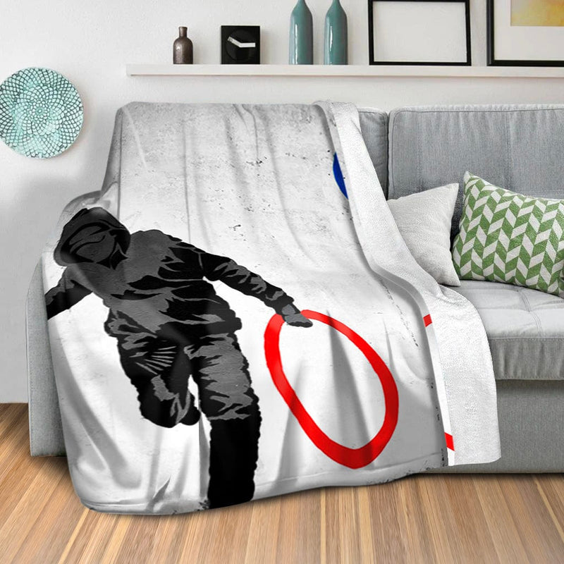 Banksy Olympic Rings Looter Blanket